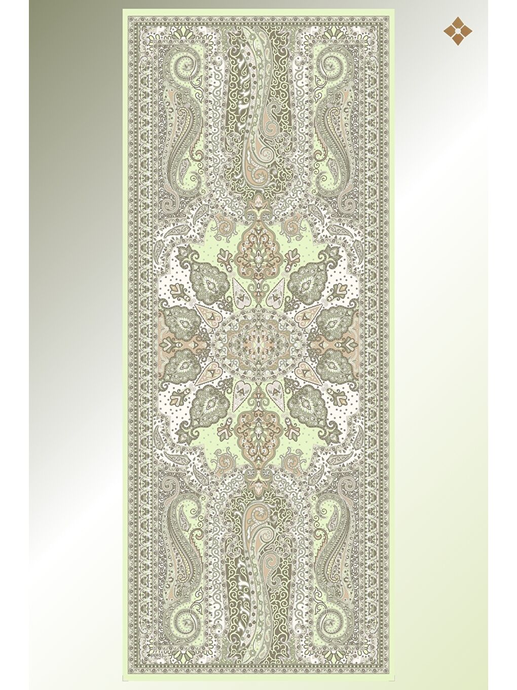 Karışık Kadın Tlos Soft Şal Paketi (Lime-Turuncu-Bebe Mavi)-2