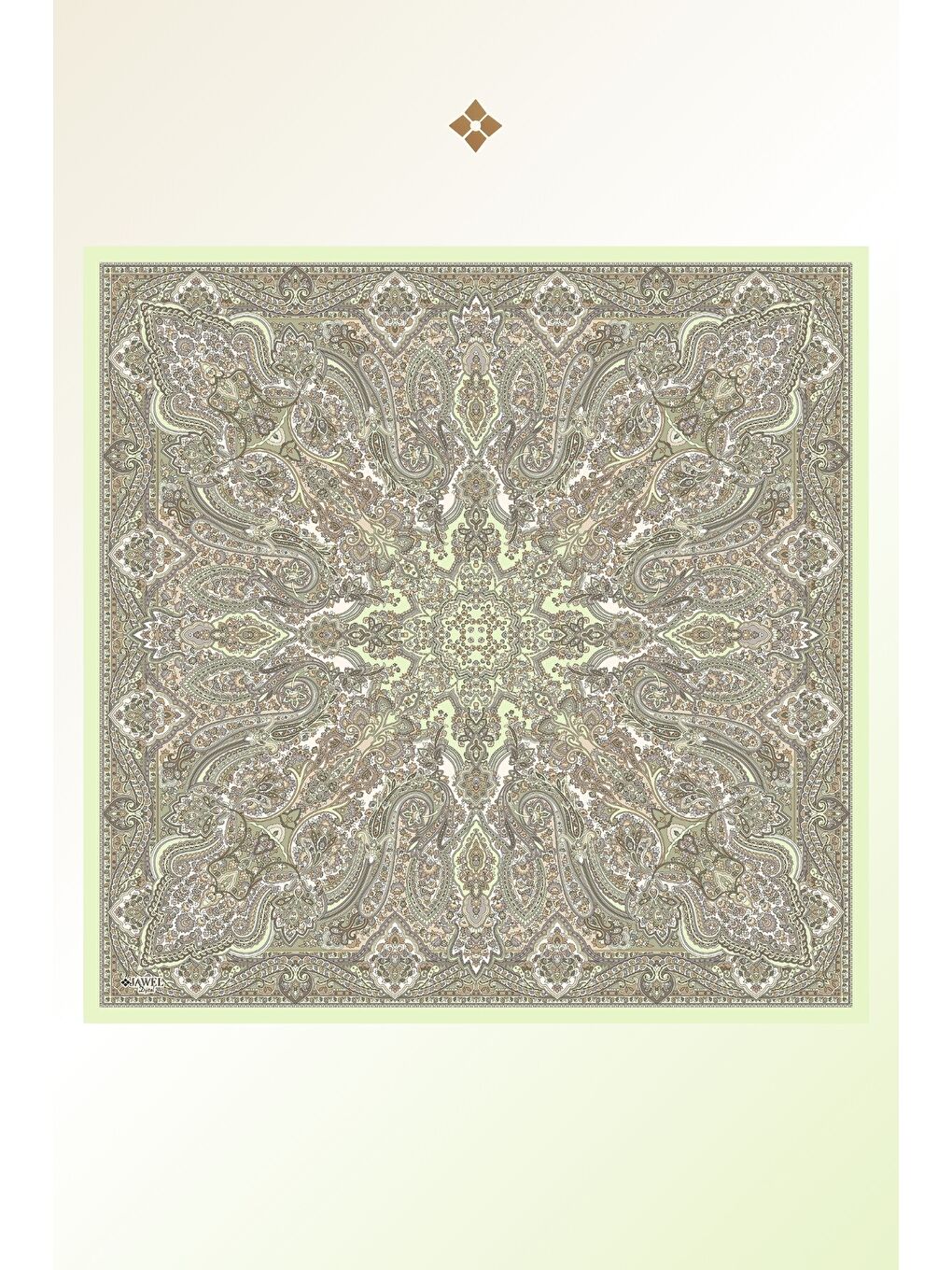 Karışık Kadın Spring Soft Eşarp Paketi Barissa (Bebe Mavi-Turuncu-Lime)-1