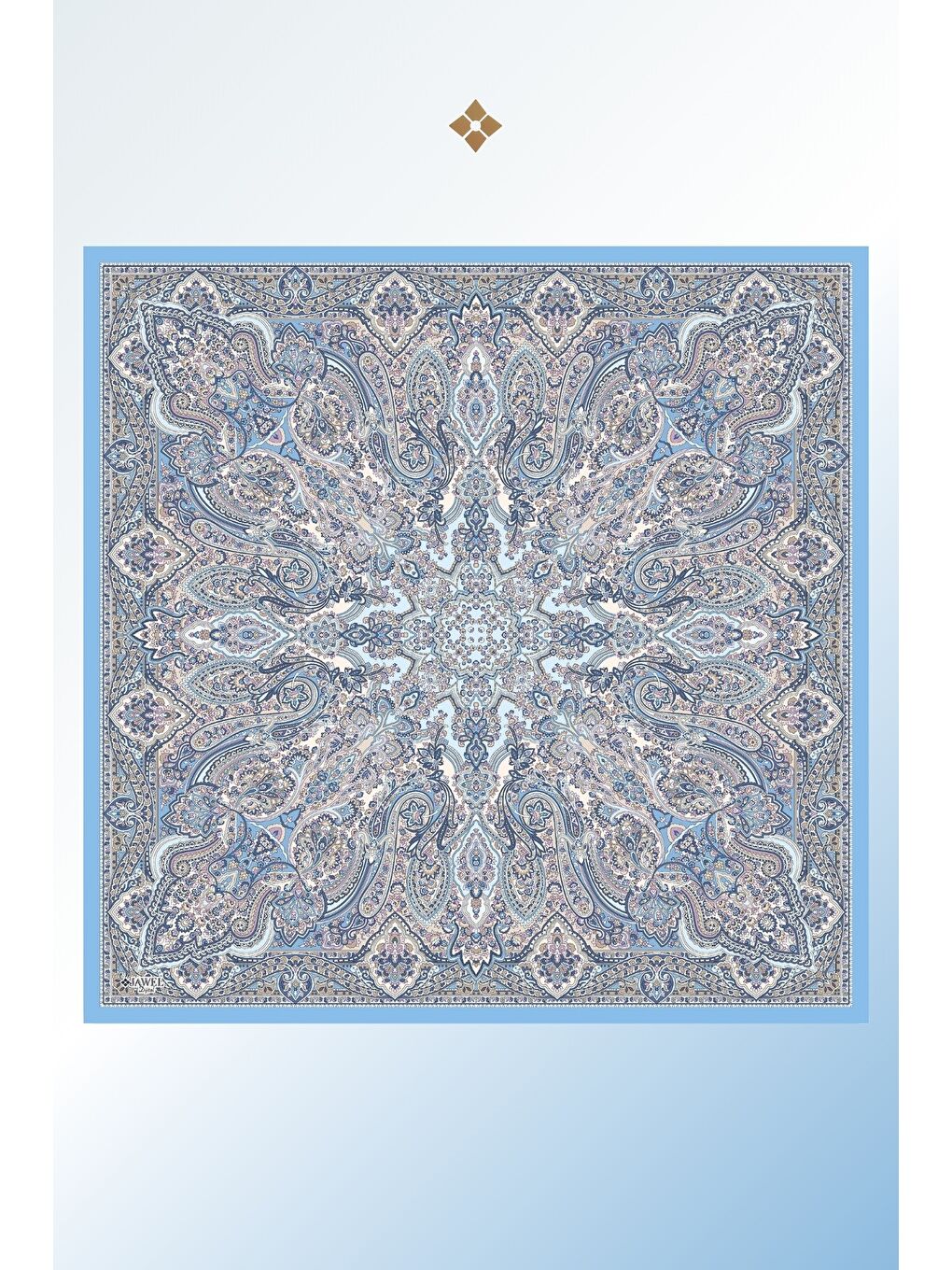 Karışık Kadın Spring Soft Eşarp Paketi Barissa (Bebe Mavi-Turuncu-Lime)-2