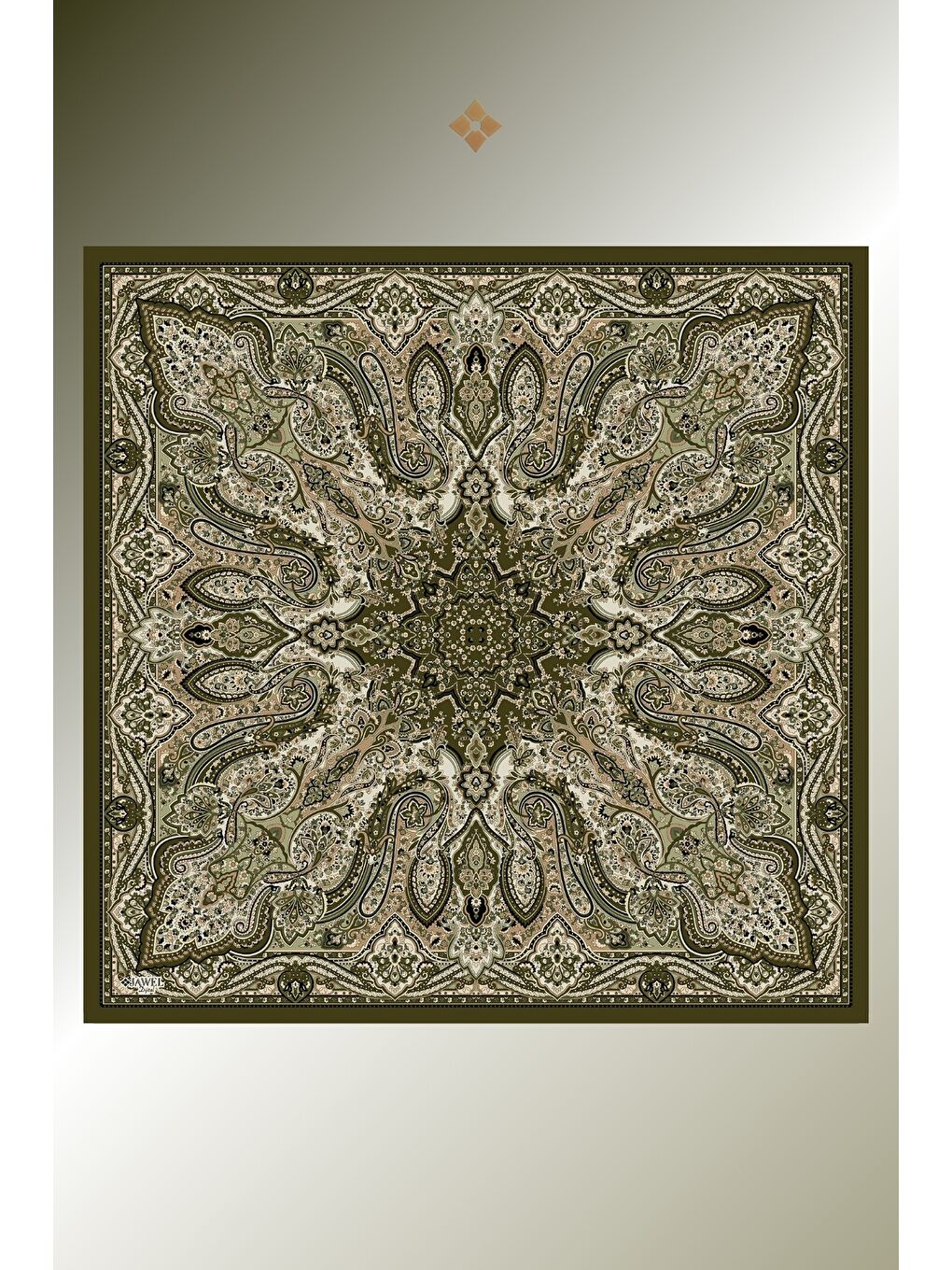 Karışık Kadın Spring Soft Eşarp Paketi Barissa (İndigo-Bordo-Haki)-2