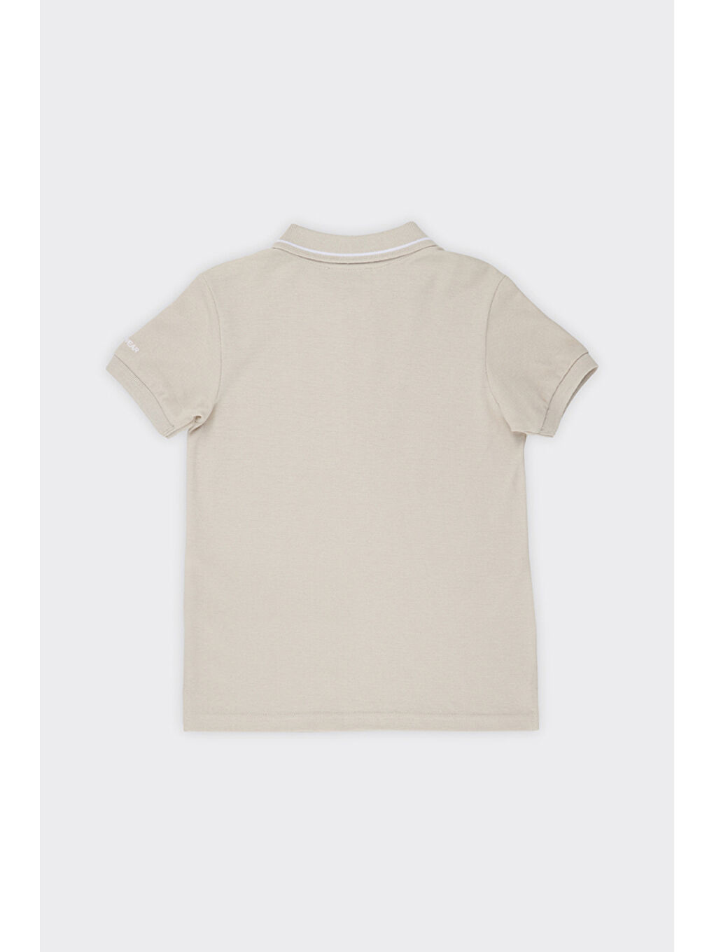 Erkek Çocuk Bej Polo Yaka Tişört-4