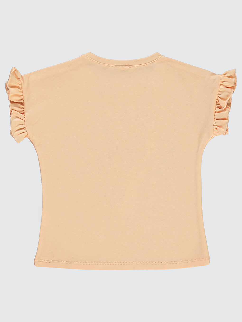 Pembe Girls Kız Çocuk Tişört 2-5 Yaş Yumuşak Şeftali-1