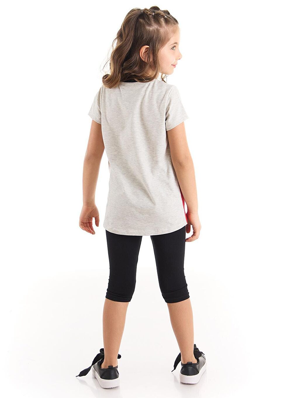 Karışık Hi Babe Kız Çocuk Tişört Tayt Takım-1