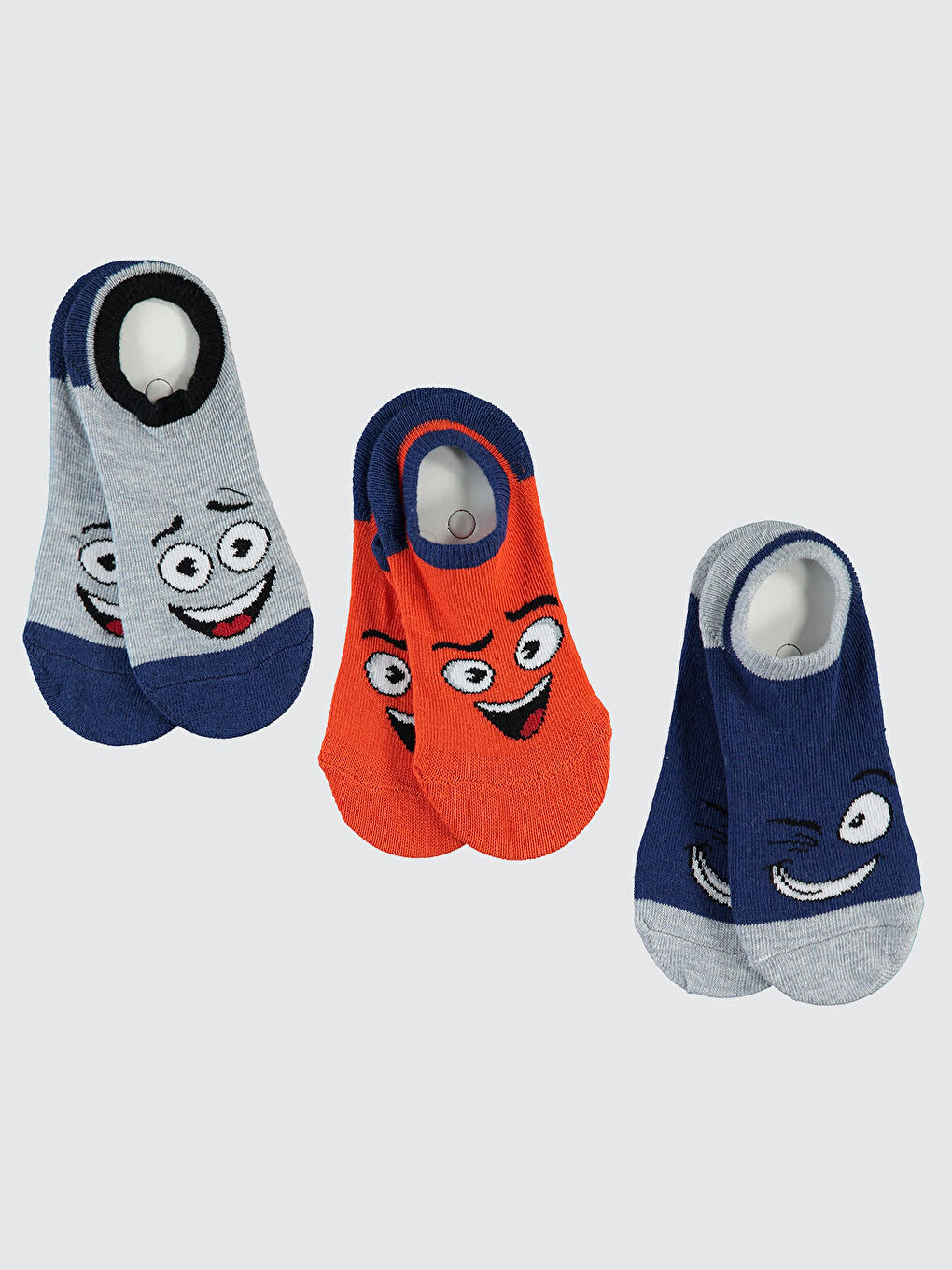 Erkek Çocuk 3'lü Babet Çorap 2-12 Yaş Lacivert