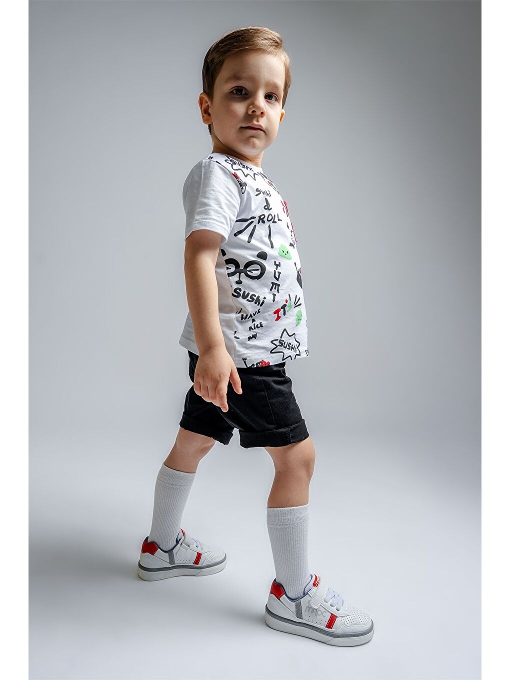 Erkek Çocuk Beyaz Günlük Ayakkabı-1