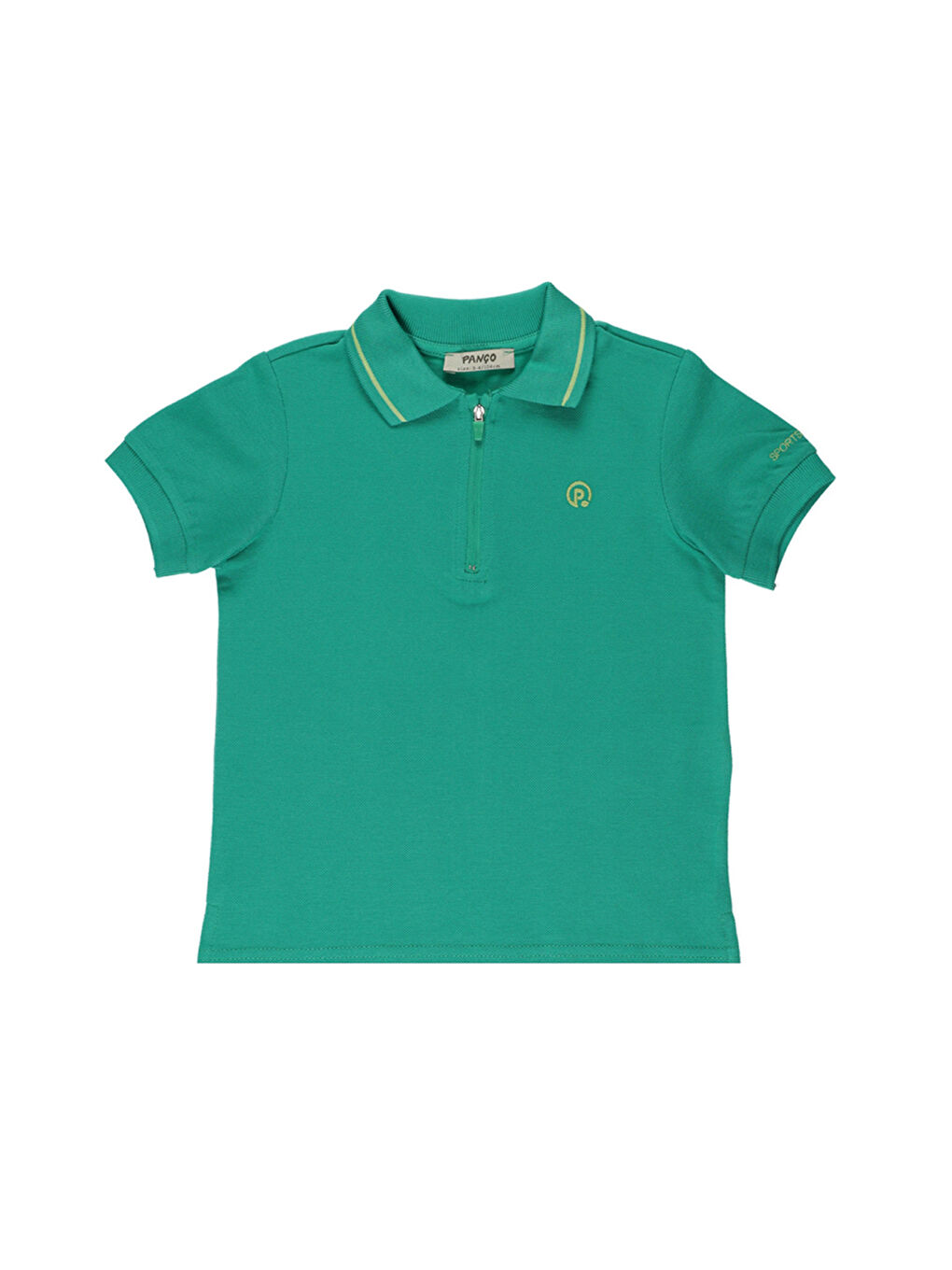 Erkek Çocuk Yeşil Polo Yaka Tişört-2