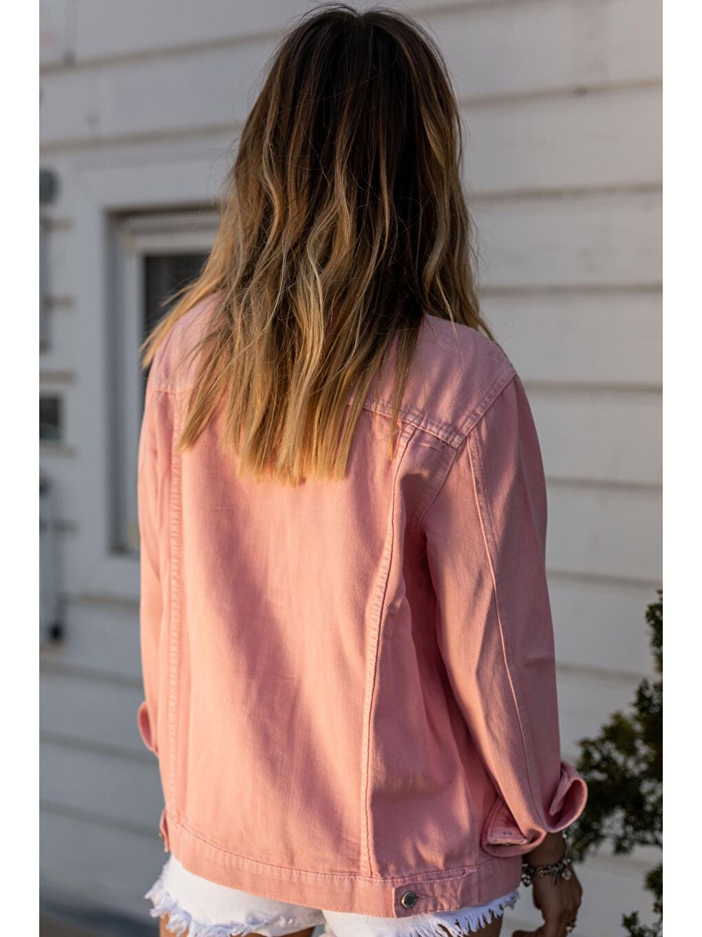 Pembe Jean Ceket 8YXK4-30628-20-1