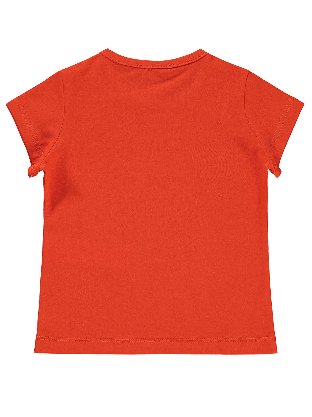 Turuncu Girls Kız Çocuk Tişört 2-5 Yaş Koyu Oranj-1