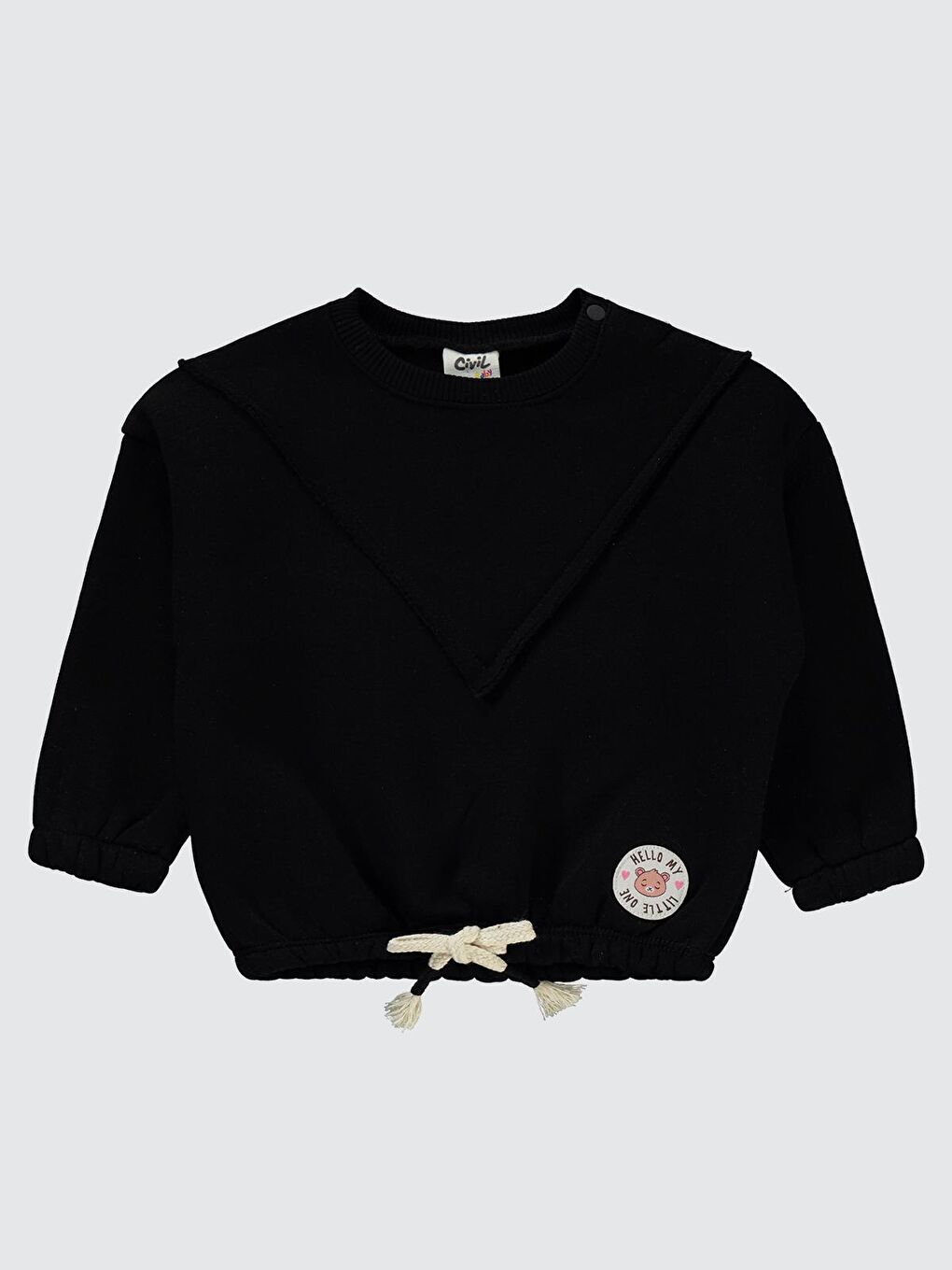 Baby Hello My Little One Etiketli 6-18 Ay Takım - Siyah 18-24 Ay-2