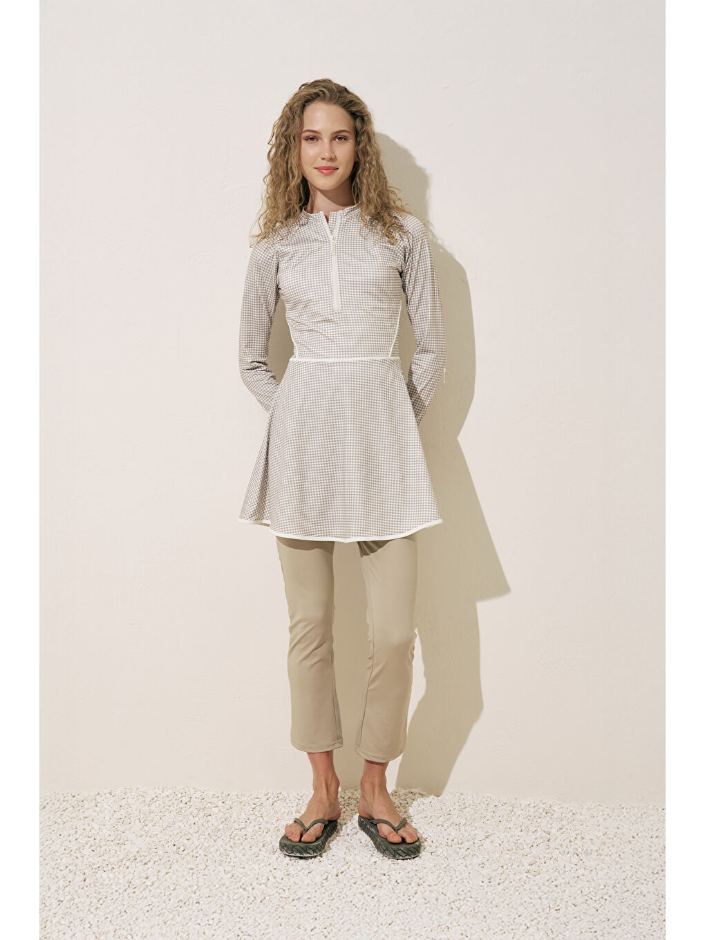 Karışık BİYE DETAYLI TESETTÜR ELBİSE PÖTİKARE-1