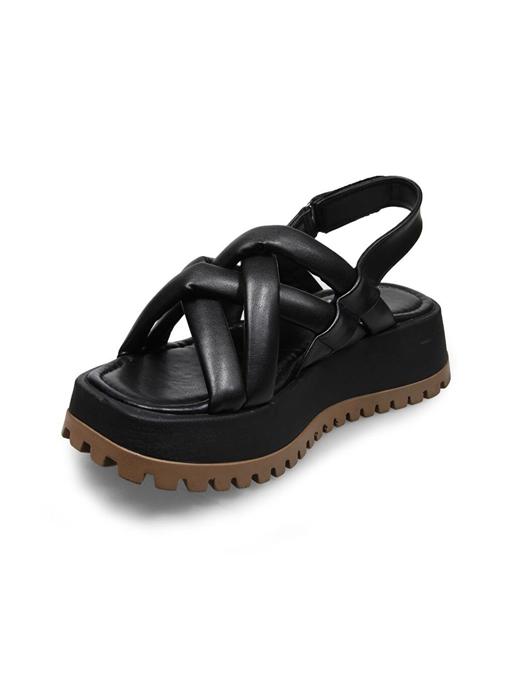 Siyah Kadin  Sandalet Ayakkabı-2