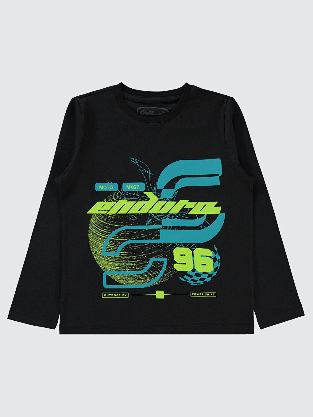 Erkek Çocuk Sweatshirt 6-9 Yaş Siyah