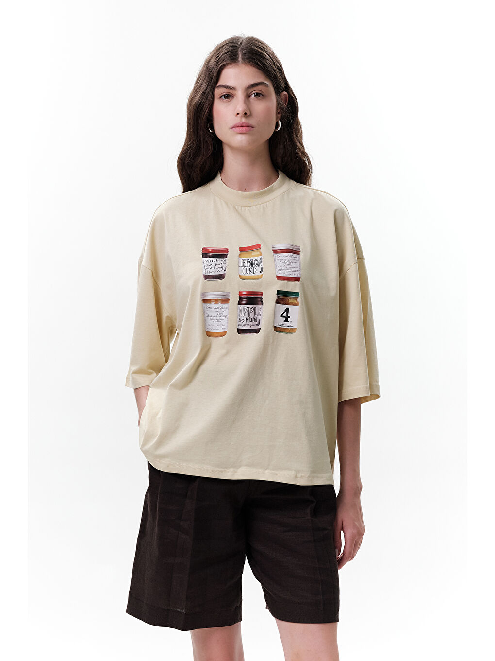 Karışık Baskılı Kısa Kol T-Shırt Jam-2