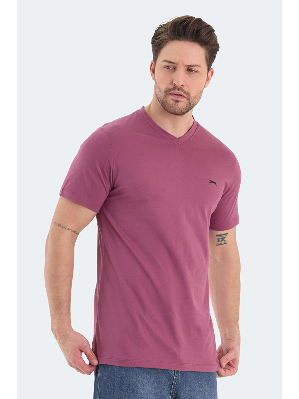 Pembe RIVALDO Erkek Tişört Gül-3