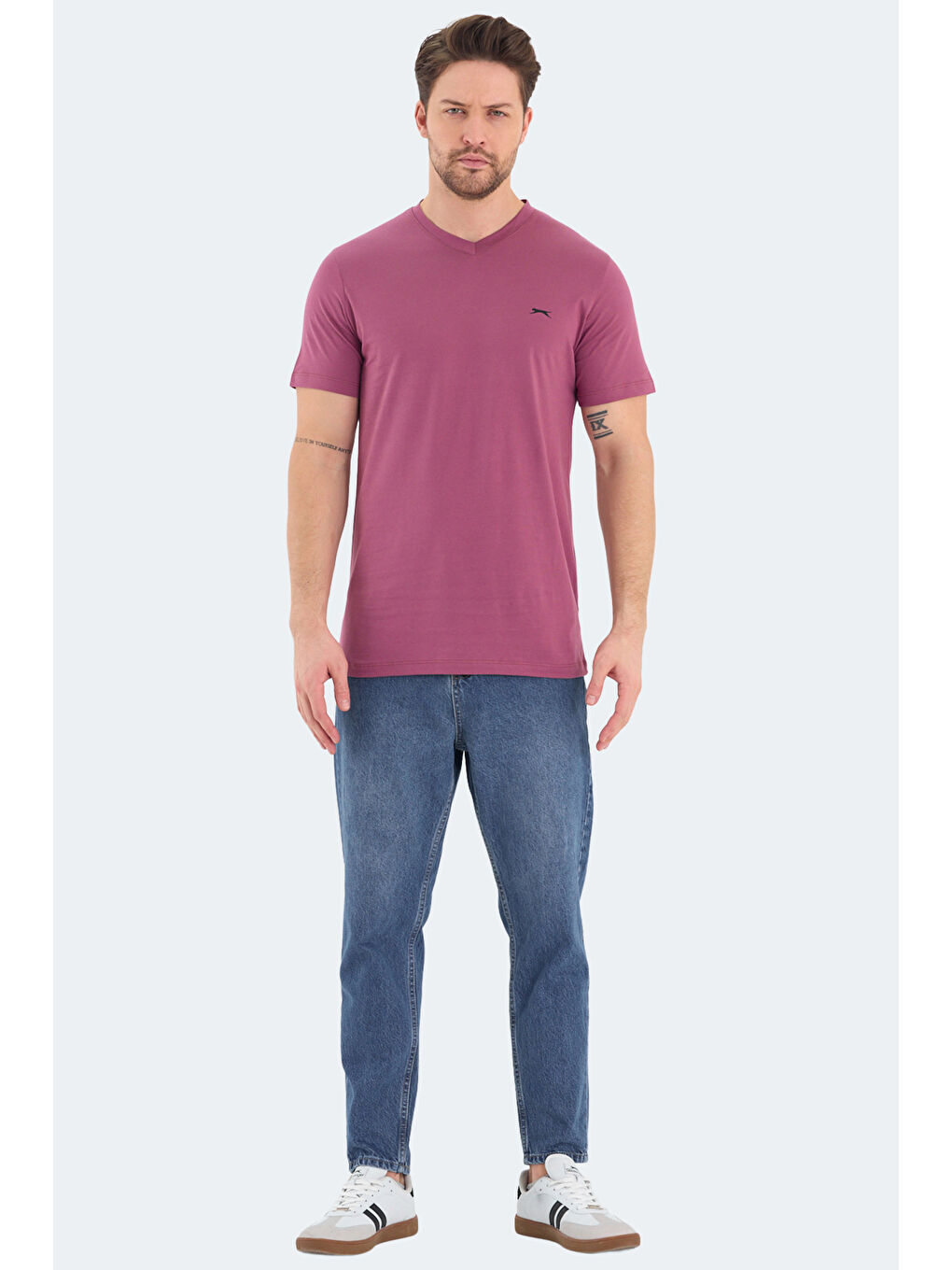 Pembe RIVALDO Erkek Tişört Gül-6