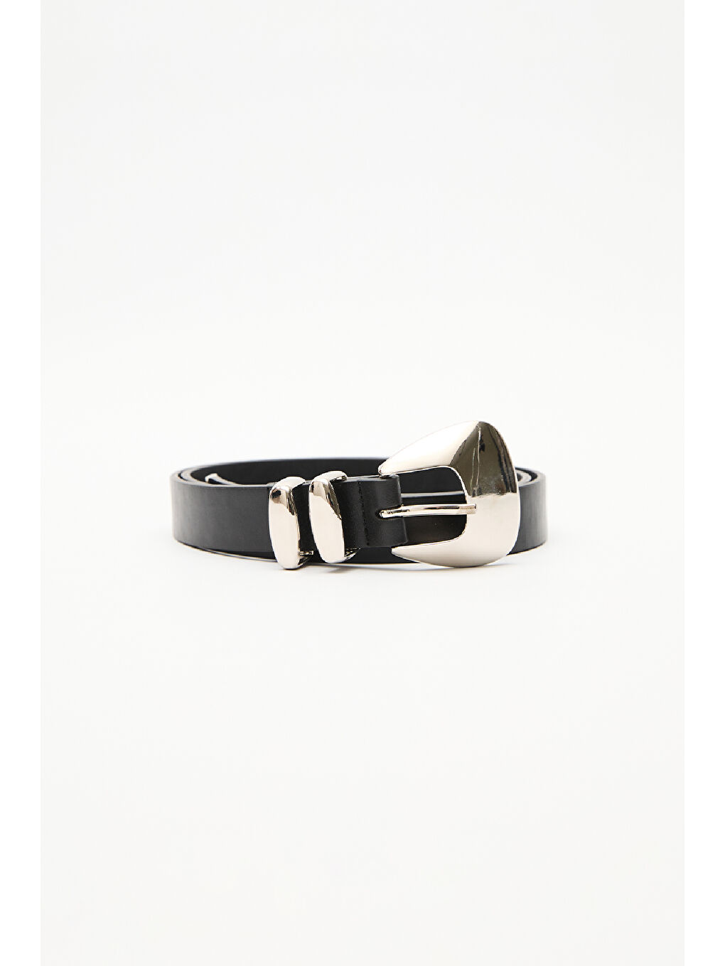 Çoklu Metal Tokalı Kemer Siyah-2