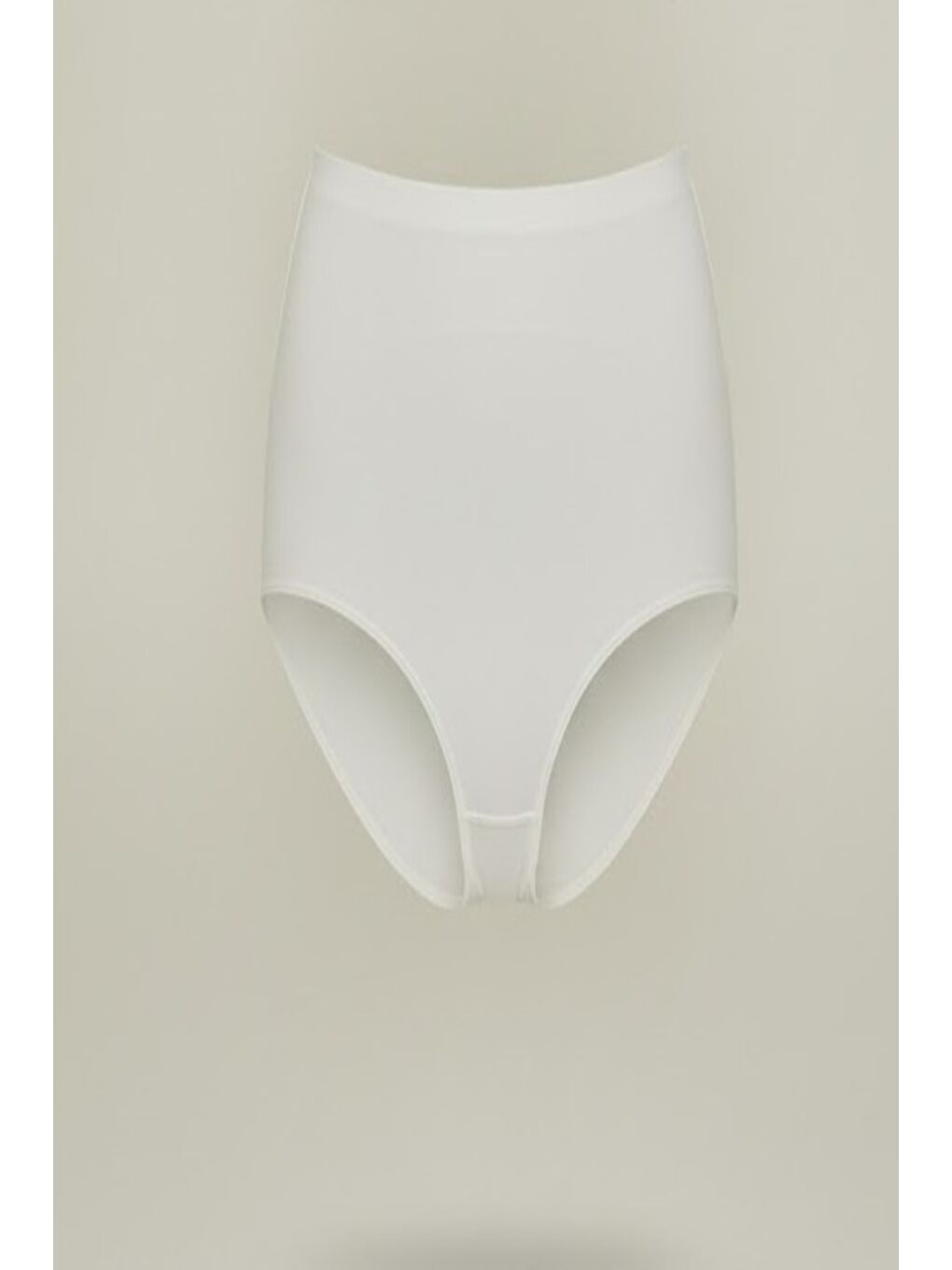 C12016 Dikişsiz Slip Korse Beyaz