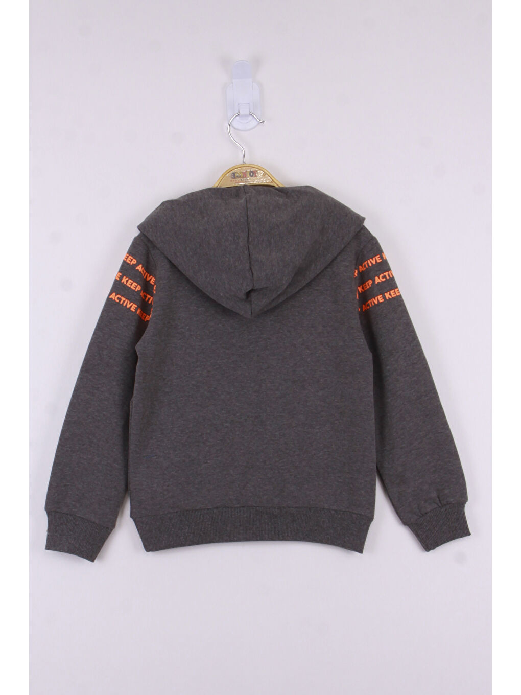 Siyah Erkek Çocuk Keep Active Baskılı Sweatshirt-2