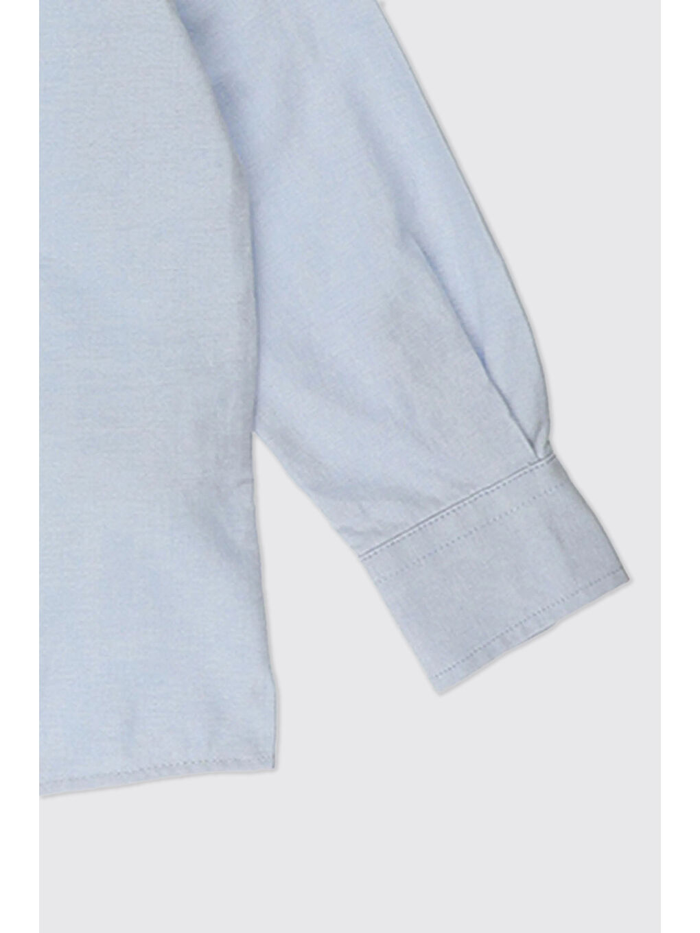 Erkek Çocuk Basic Mavi Oxford Gömlek-2