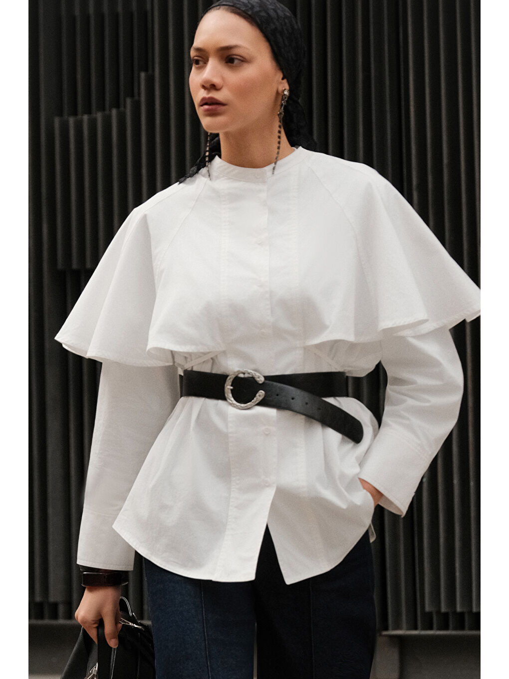 Dövme Tokalı Deri Kemer Siyah-2