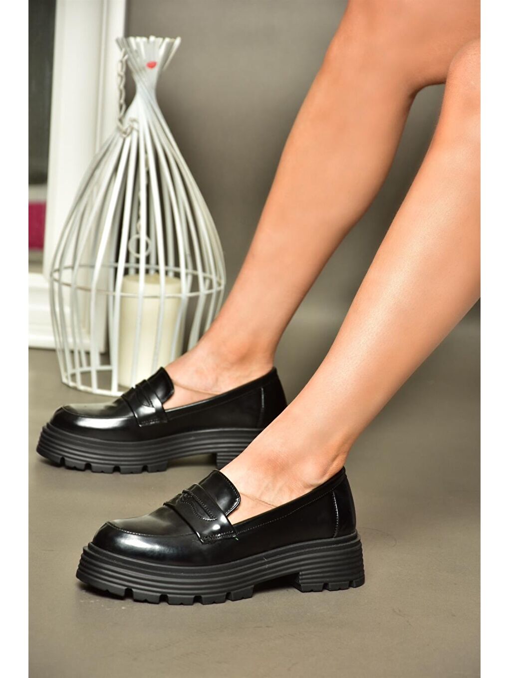 Fox Shoes R9960920 Siyah Günlük Kadın Ayakkabı