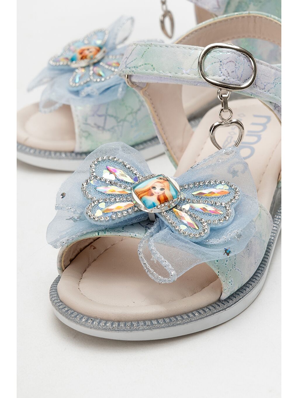 Kız Çocuk Mavi Abiye Ayakkabı-1