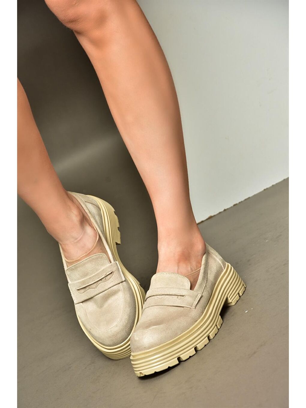 Bej R9960920 Ten Günlük Kadın Ayakkabı-1