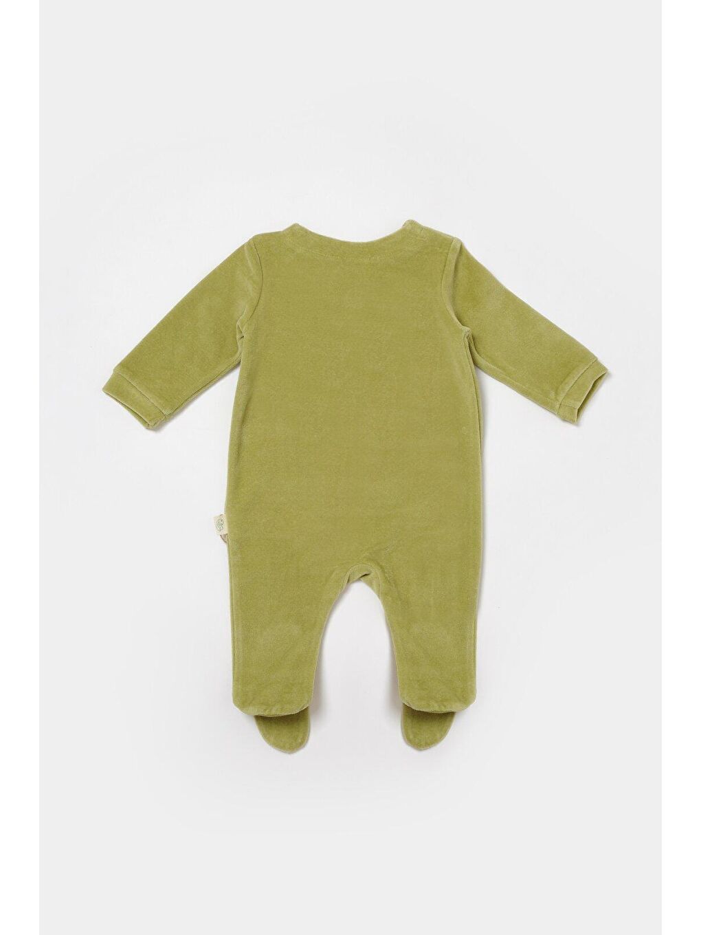 Yeşil Kadife Patikli Tulum-2