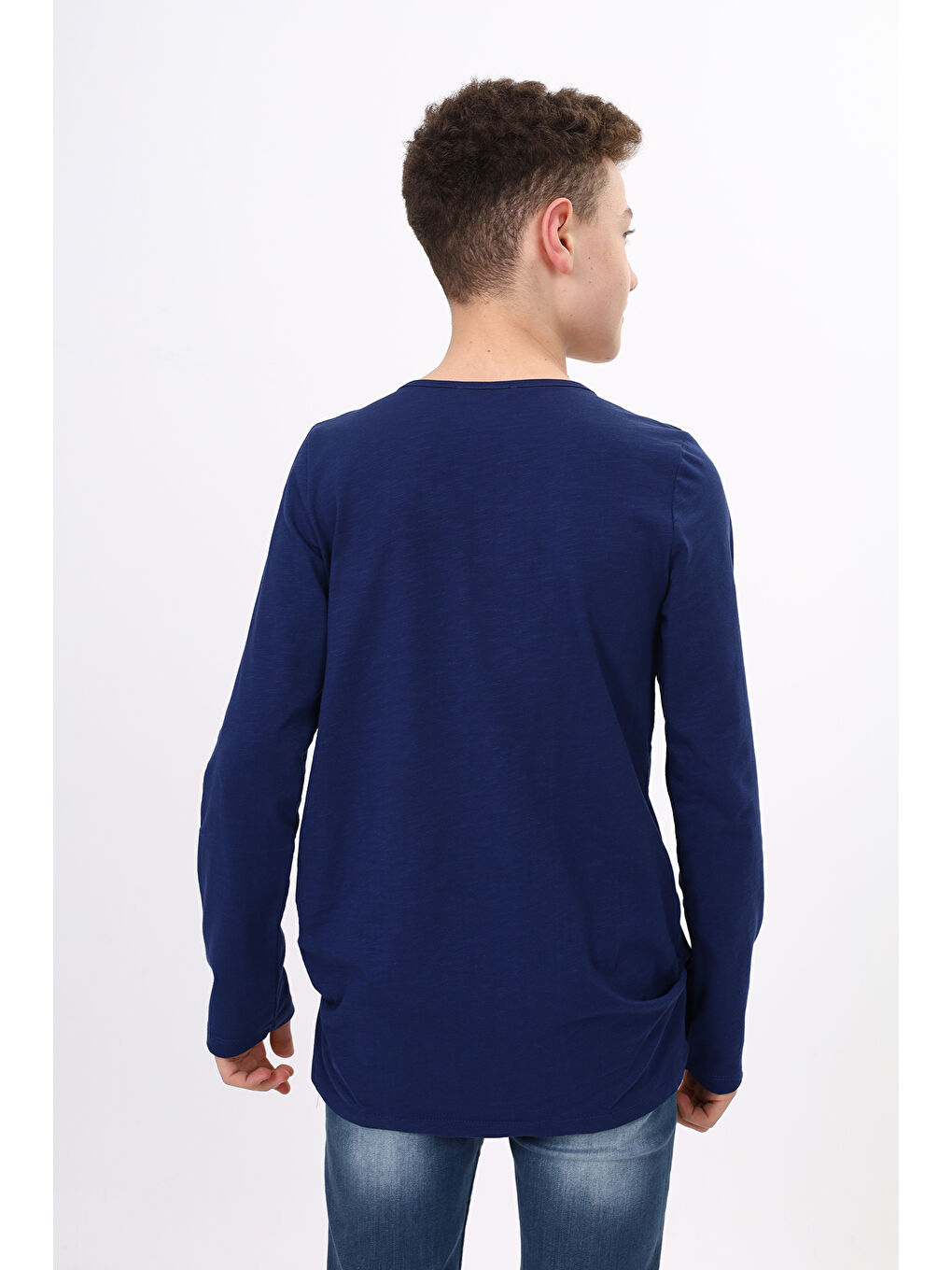 Lacivert Erkek Çocuk Tişört-3