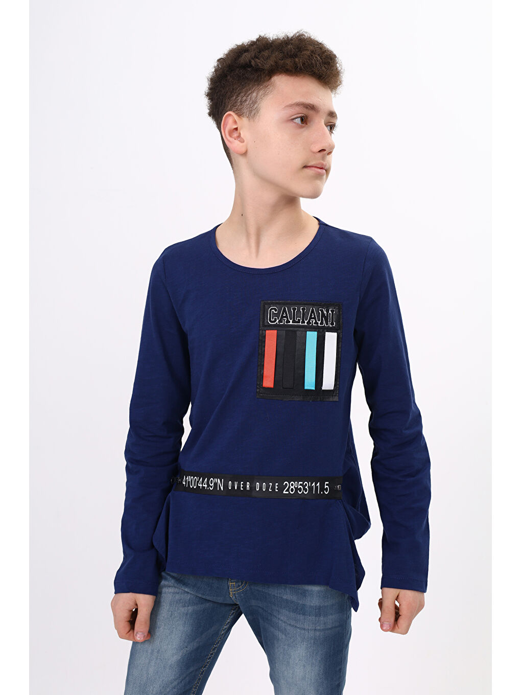 Lacivert Erkek Çocuk Tişört-4