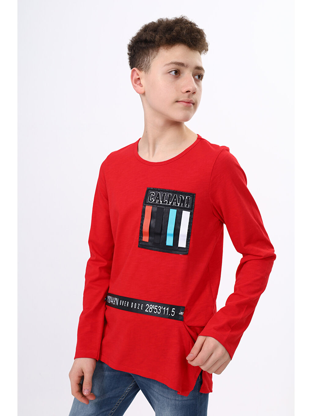 Kırmızı Erkek Çocuk Tişört-1