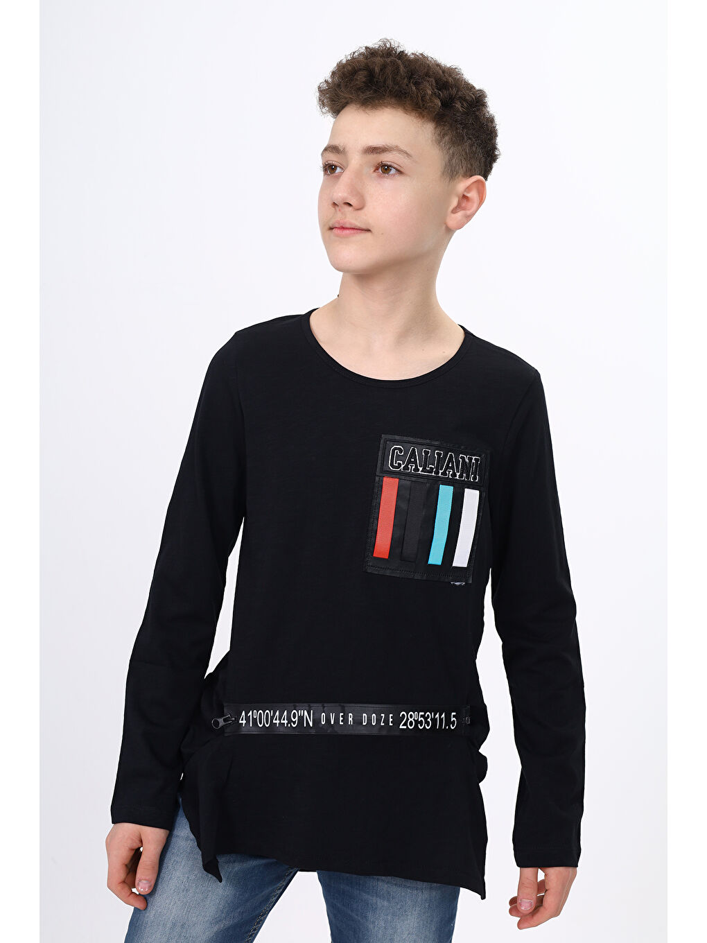 Siyah Erkek Çocuk Tişört-2