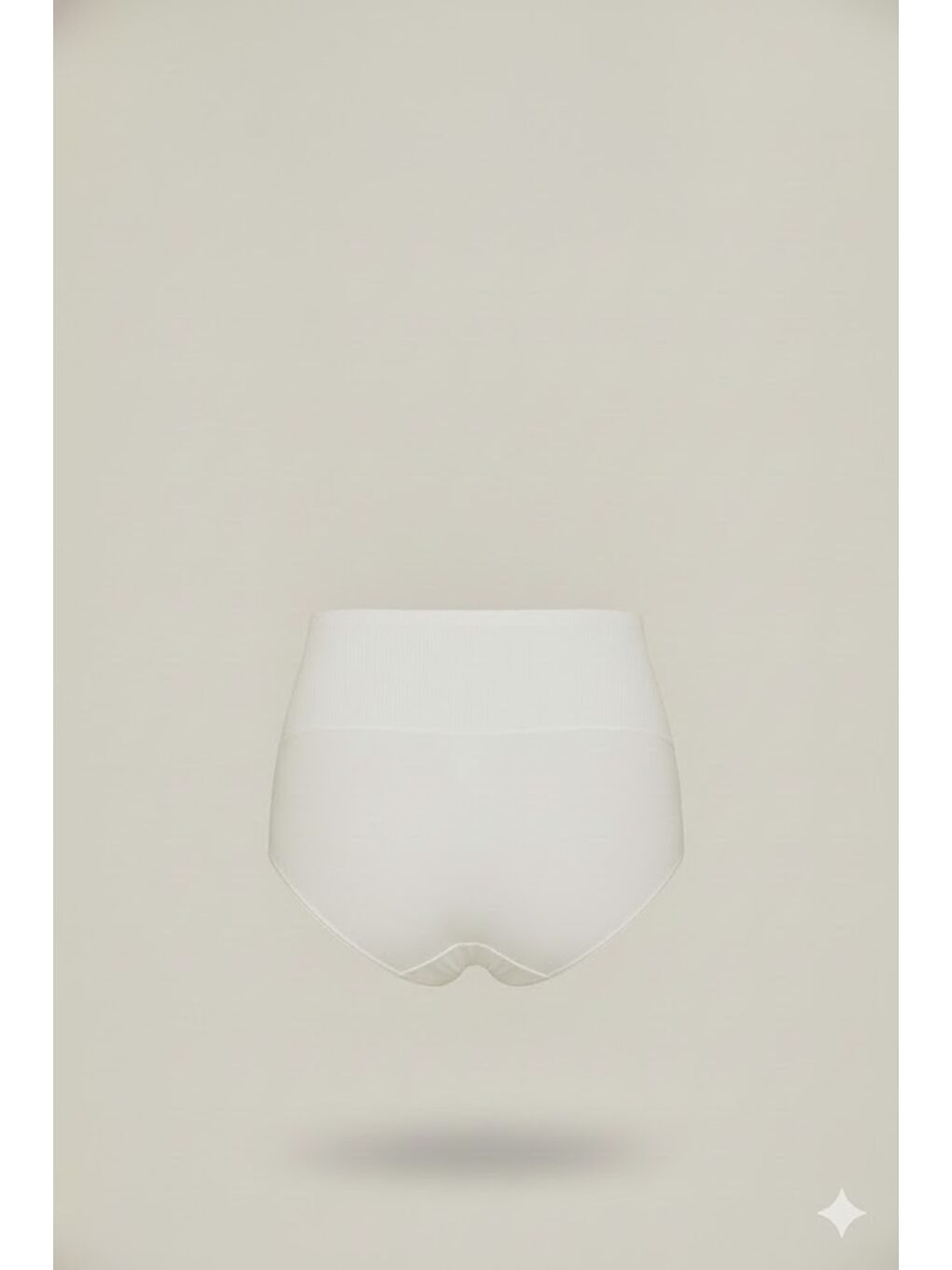 C12200 Seamless Slip Pantolon Korse Beyaz-1