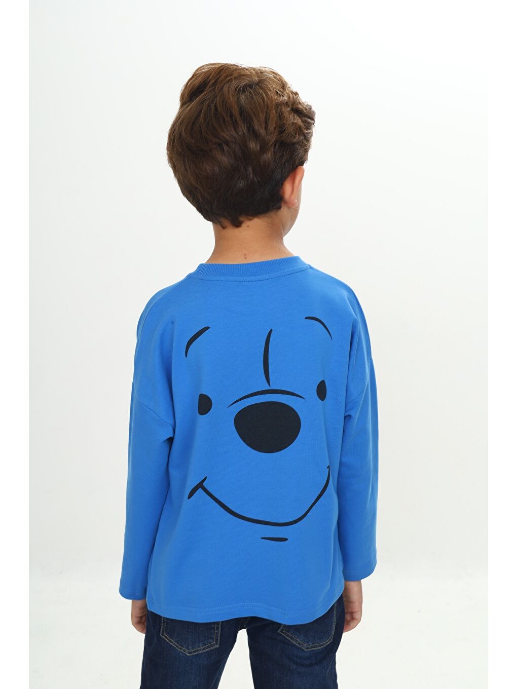 Mavi Erkek Çocuk Baskılı Tişört-2