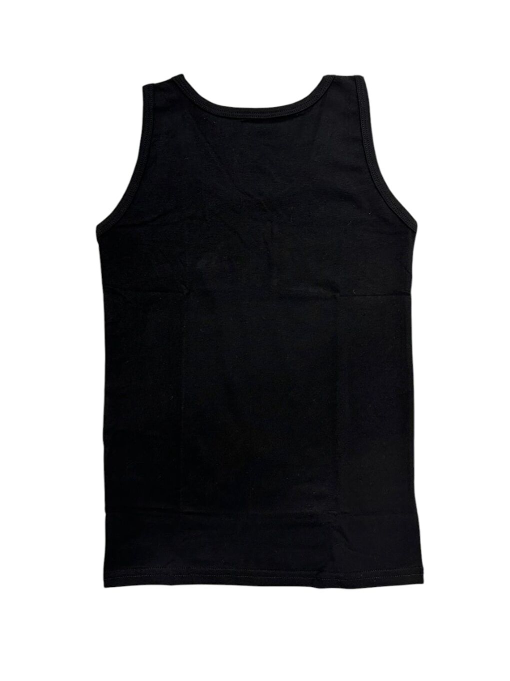 Siyah Bisiklet Yaka Erkek Çocuk Atlet ve Boxer Takım 2 Takım-2