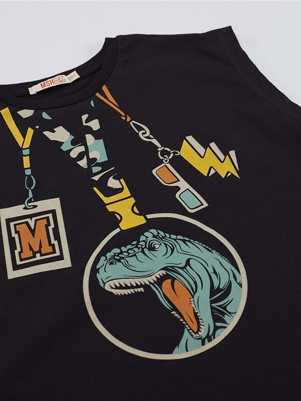 Karışık Sahne Erkek Çocuk Tişört Kamuflaj Şort Takım-4