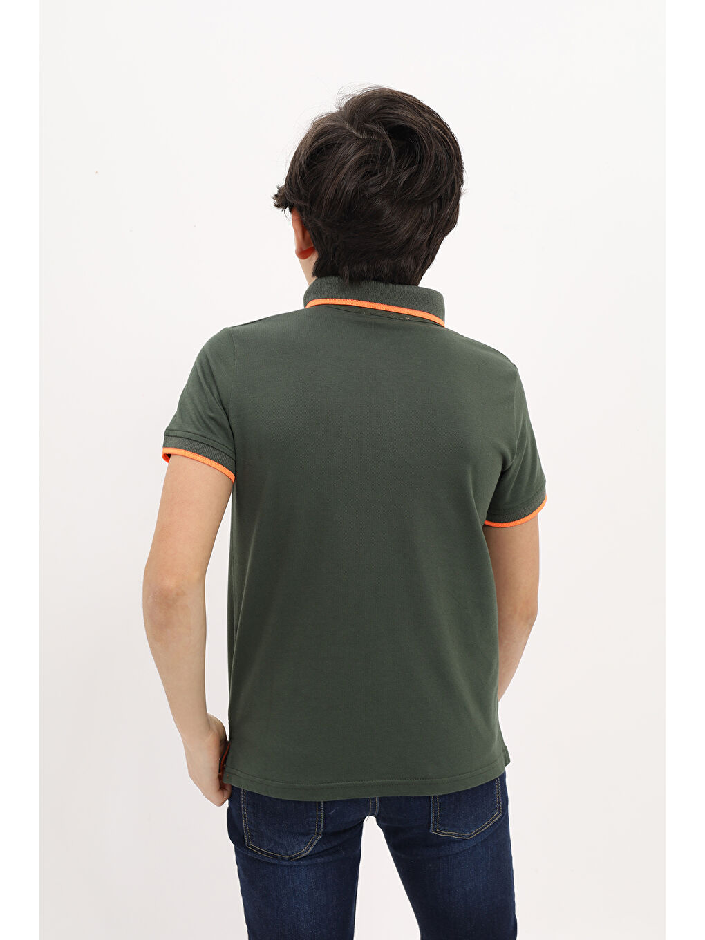 Haki Erkek Çocuk Tişört-4