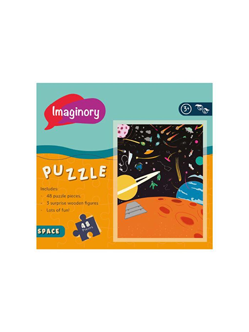 Alice and Grace Karışık Imaginory Figürlü Puzzle - Uzay