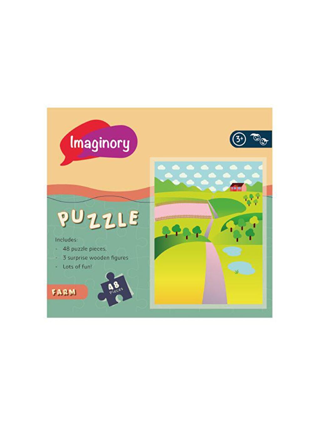 Alice and Grace Karışık Imaginory Figürlü Puzzle - Çiftlik