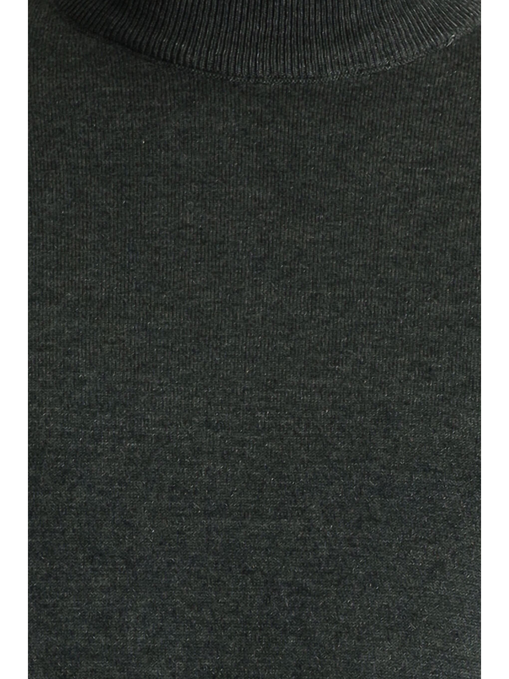 Antrasit Bato Yaka Slim Fit Dar Kesim Pamuklu Triko Kazak-4