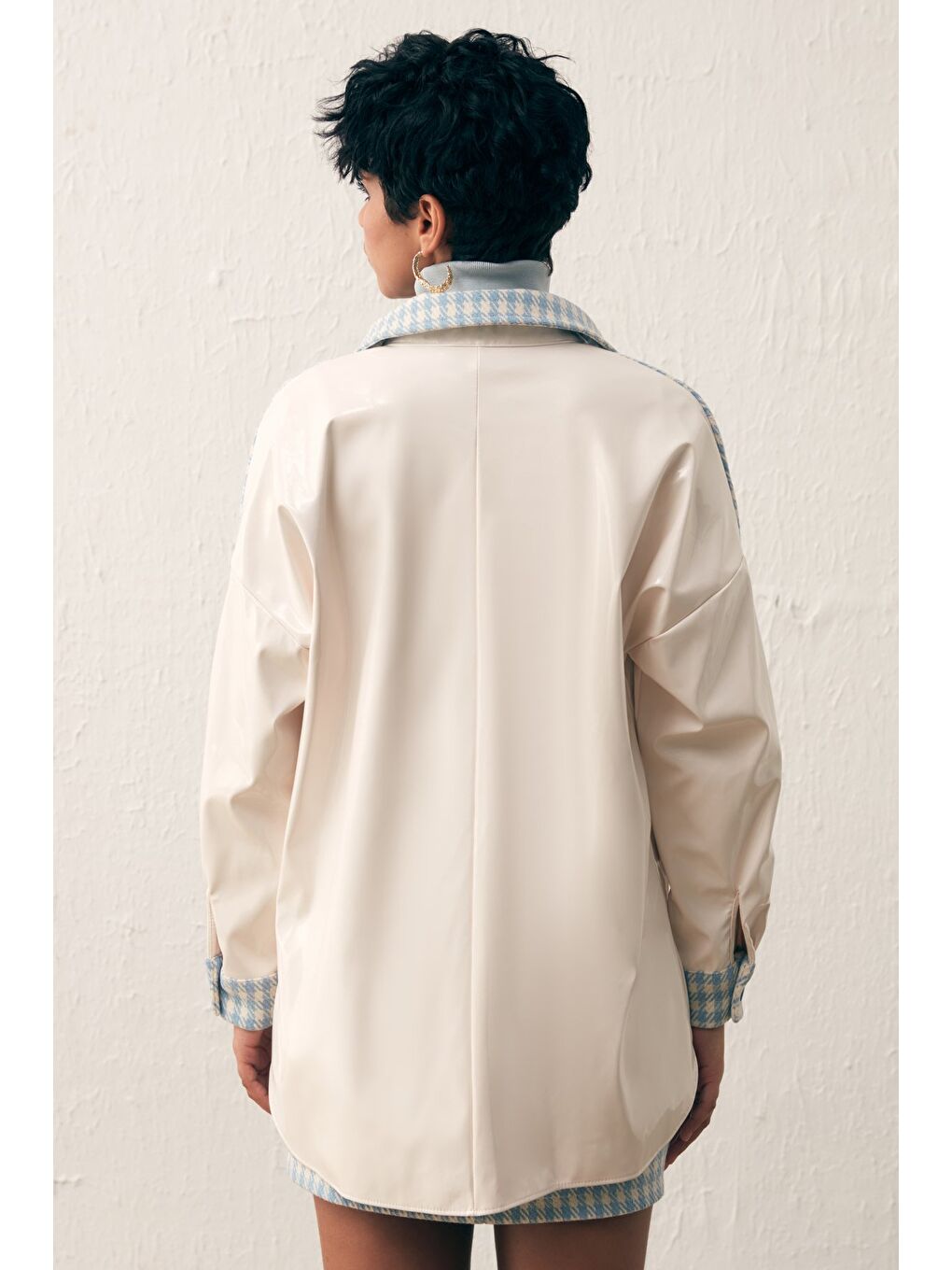 Rugan Kazayağı Gömlek - Bebe Mavi-7