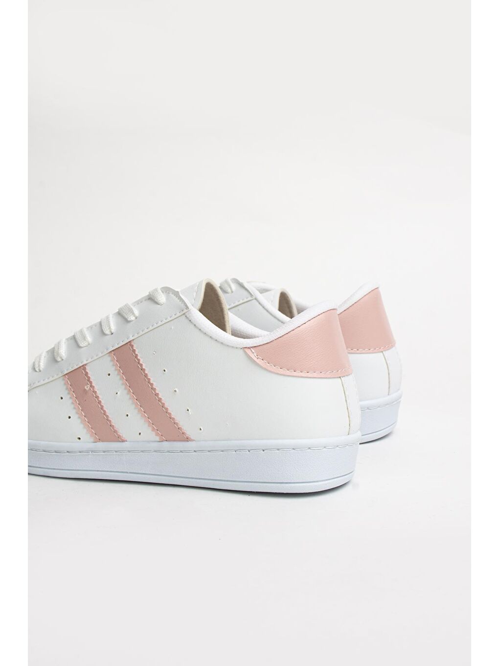 Pembe Rahat Taban Bağcıklı Kadın Sneakers 001-160-23ÇT-3