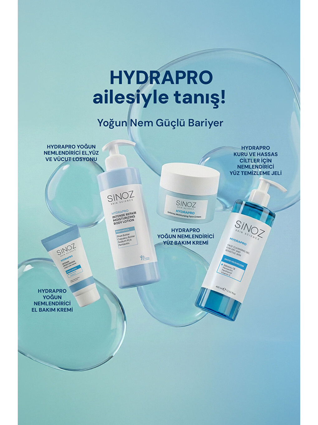 Hydrapro Su Bazlı 72 Saat Yoğun Nemlendirici Yüz Bakım Kremi 50 Ml-8