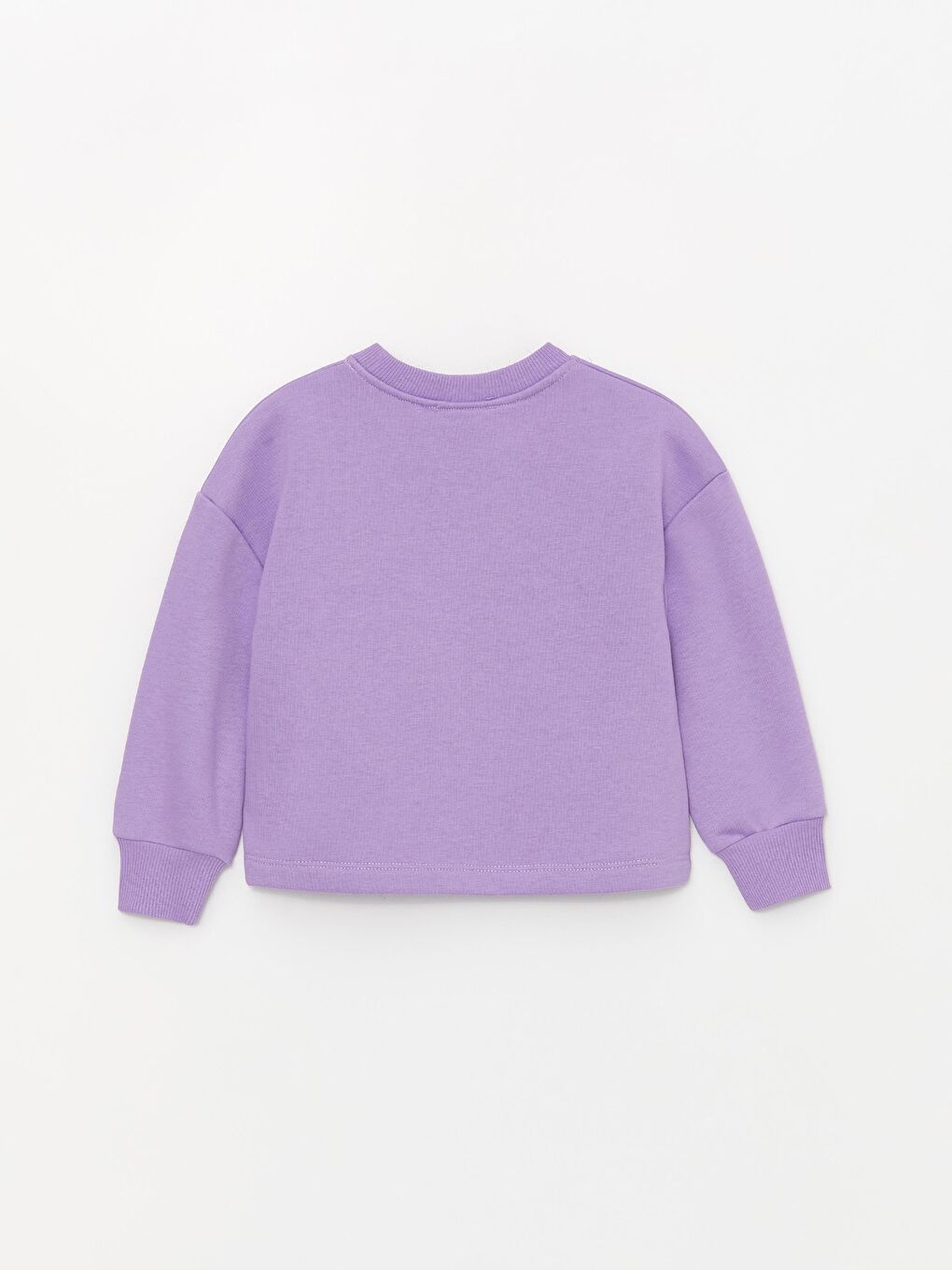 Lila Kız Çocuk Püsküllü Cepli SweatShirt-2