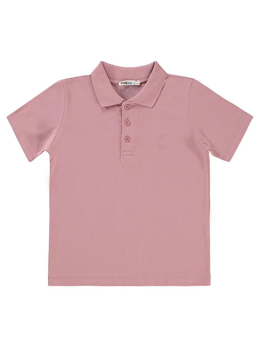 Pembe Boys Erkek Çocuk Tişört 6-9 Yaş Gül Kurusu-2