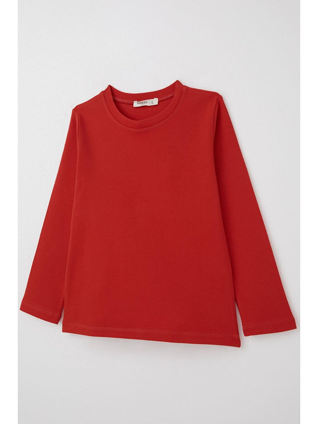 Kırmızı Erkek Çocuk Sweatshirt Basic Narçiçeği (4-8 Yaş)-2