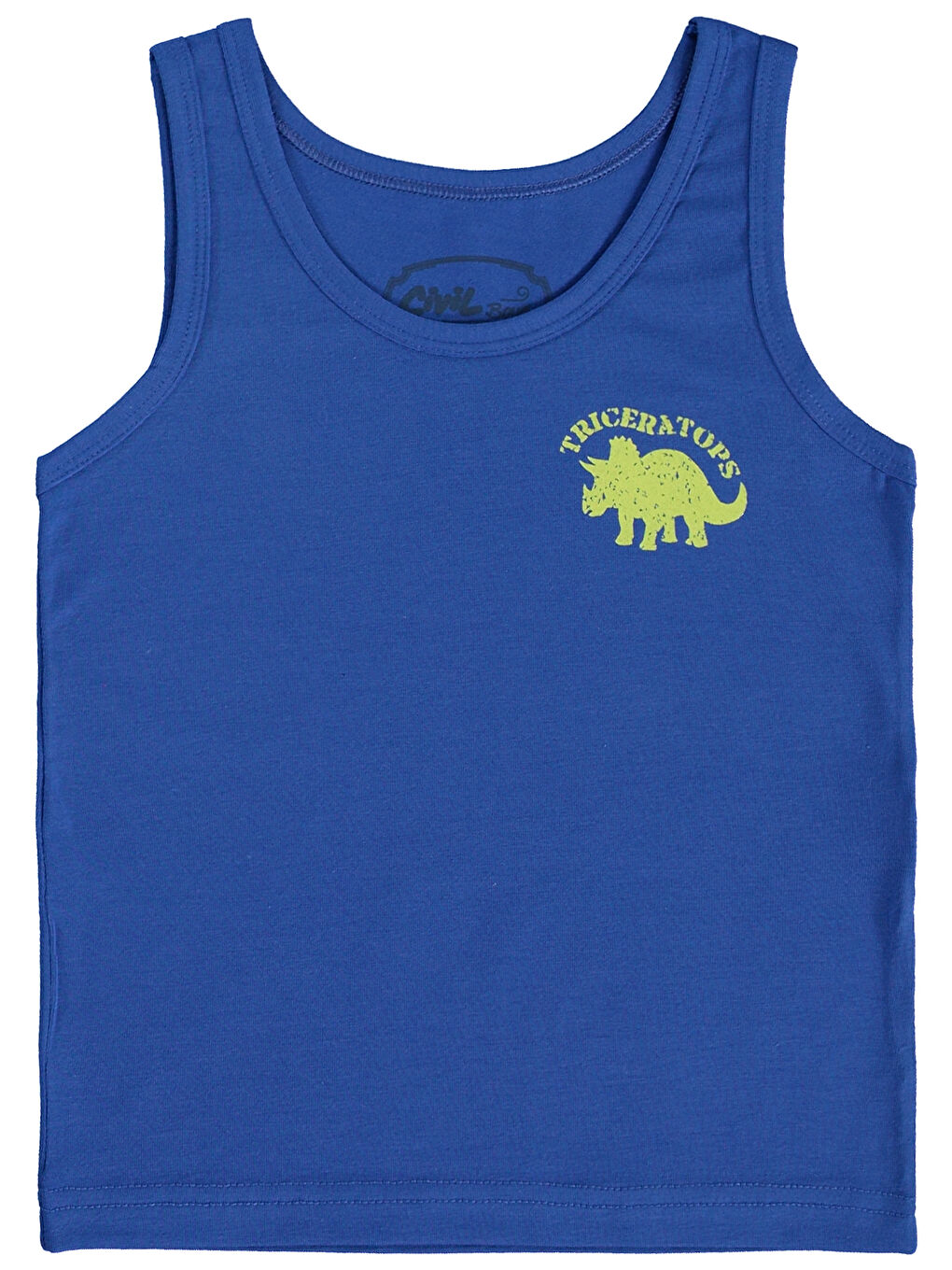 Boys Erkek Çocuk 3'lü Atlet Set 2-10 Yaş Yeşil-4