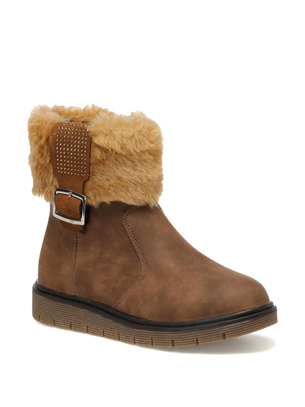 Kahverengi 163078.Z2PR Taba Kadın Bot-1