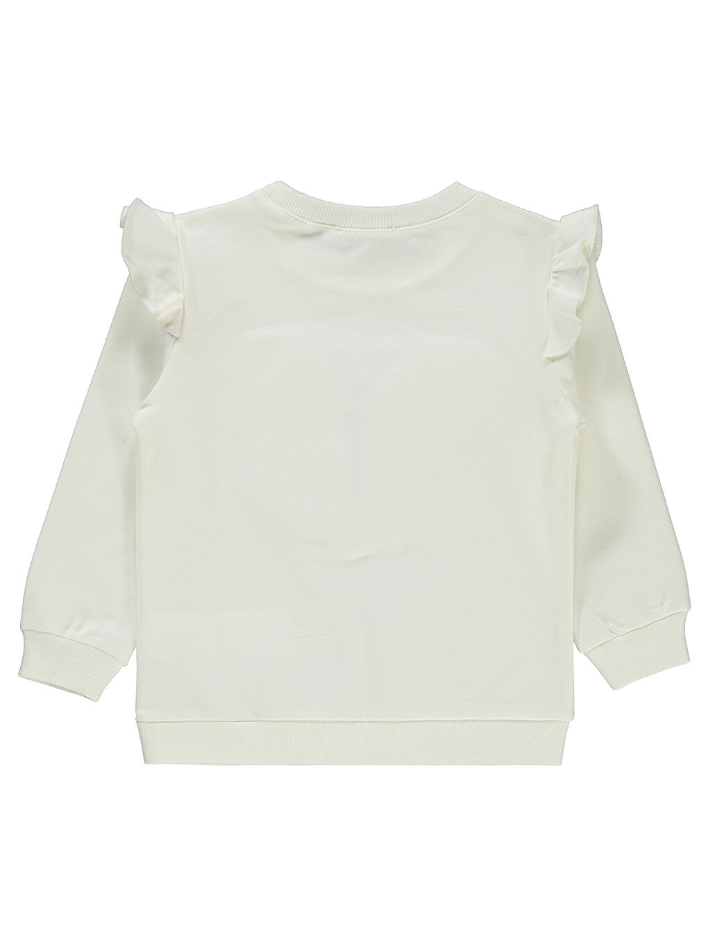 Kız Çocuk Sweatshirt 2-5 Yaş Ekru-1