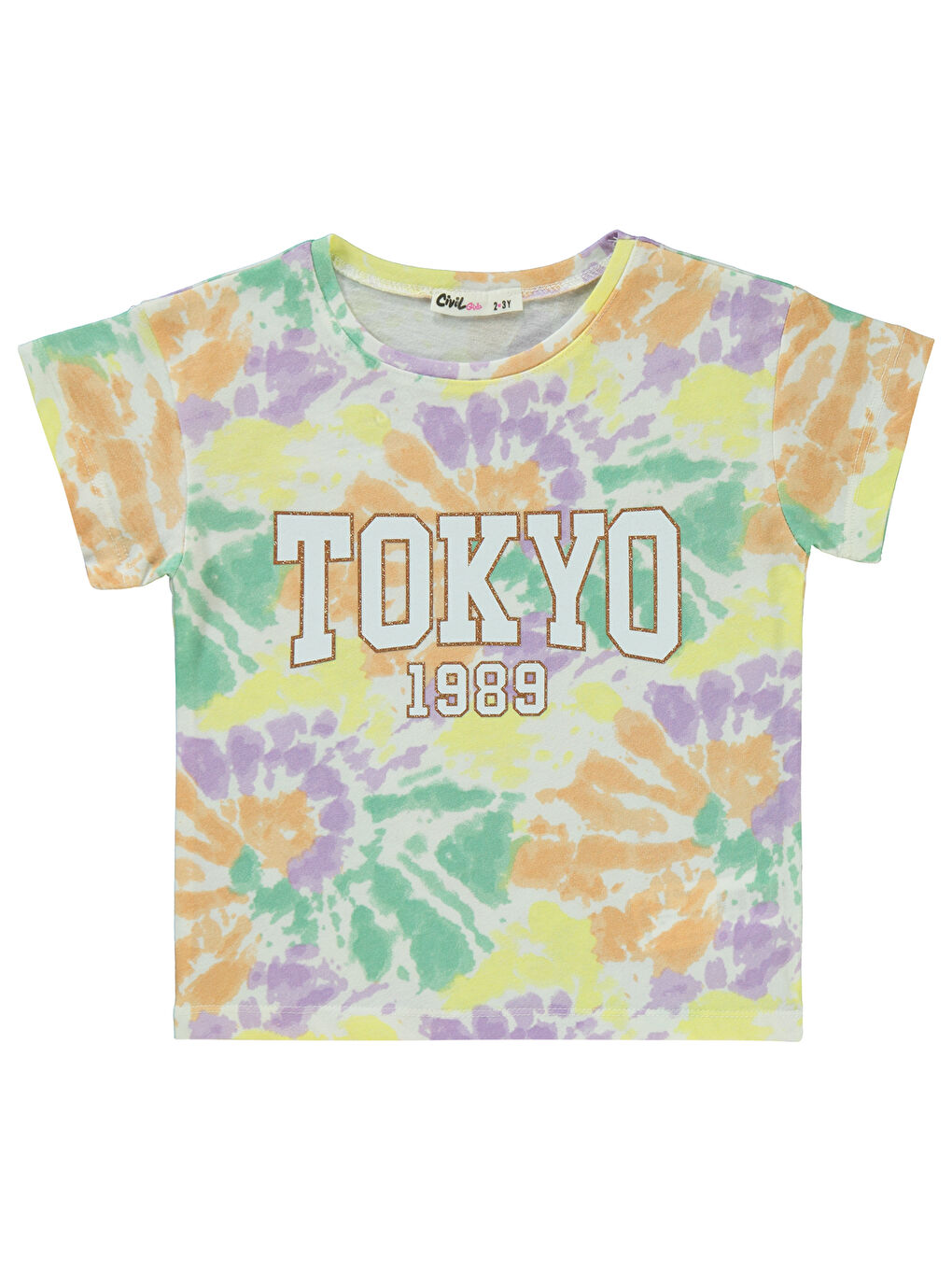 Girls Kız Çocuk Tişört 2-5 Yaş Lila